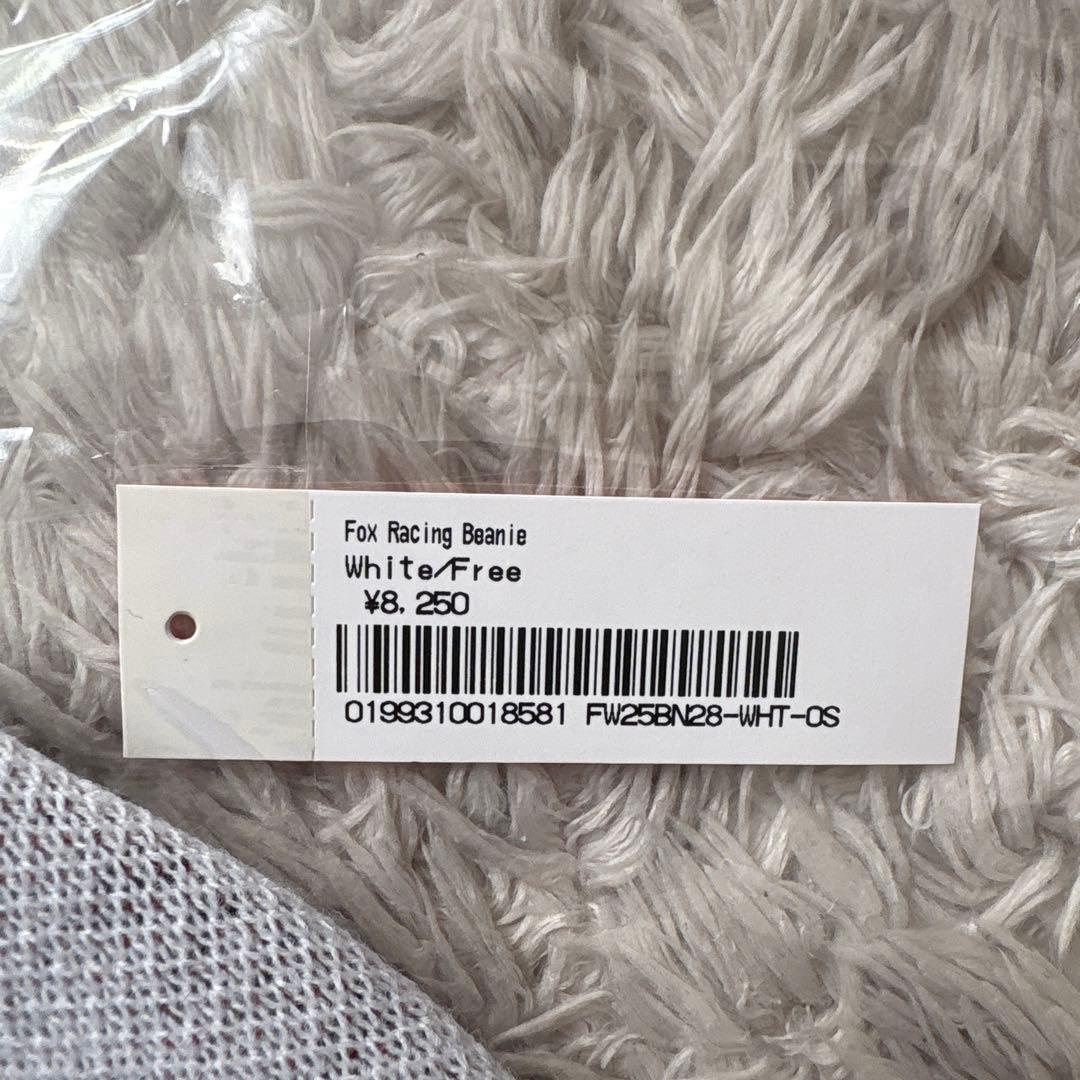 未使用品　supreme Fox Racing Beanie ホワイト ビーニー