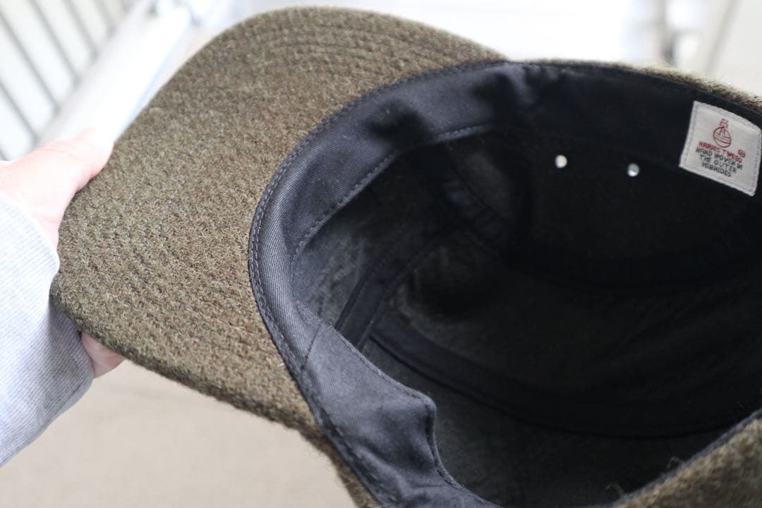 Supreme × Harris Tweed ボックスロゴ キャンプキャップ