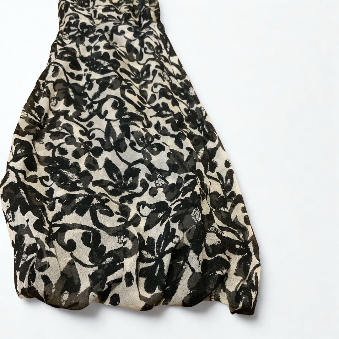 Diane von Furstenburg 100％シルク 花柄 ひざ丈ワンピ