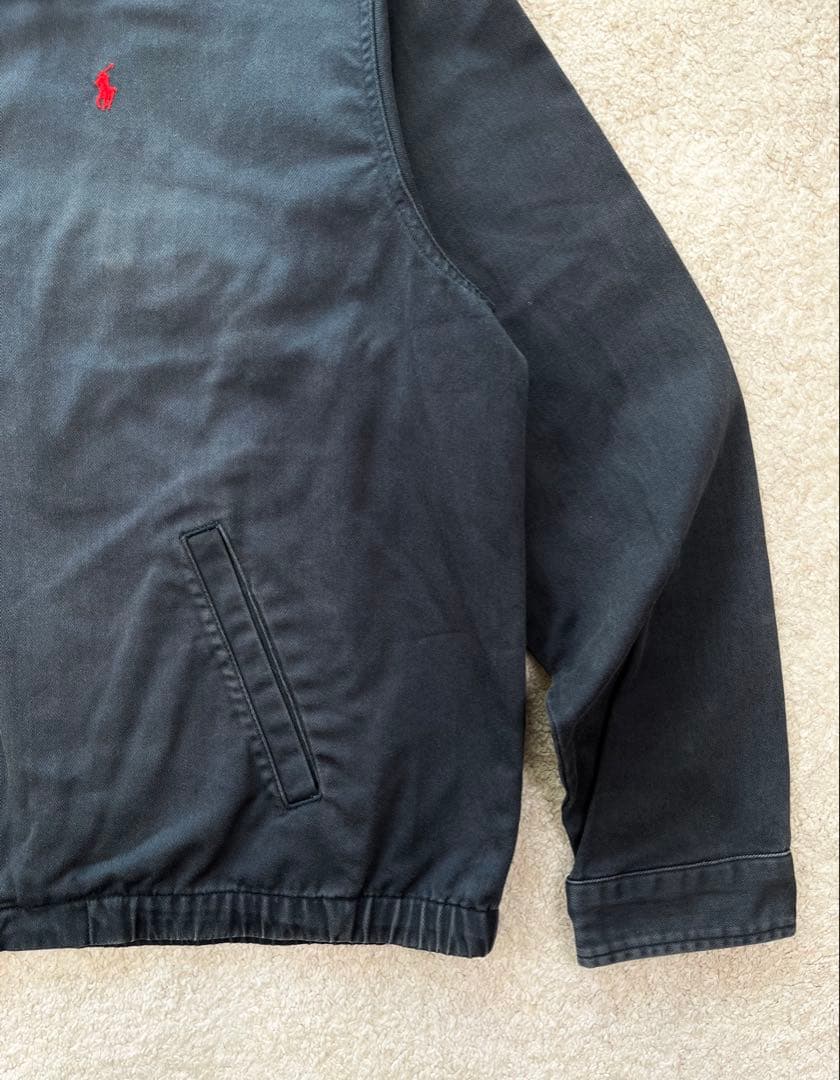 90s Polo Ralph Lauren ハリントンジャケット ネイビー XL
