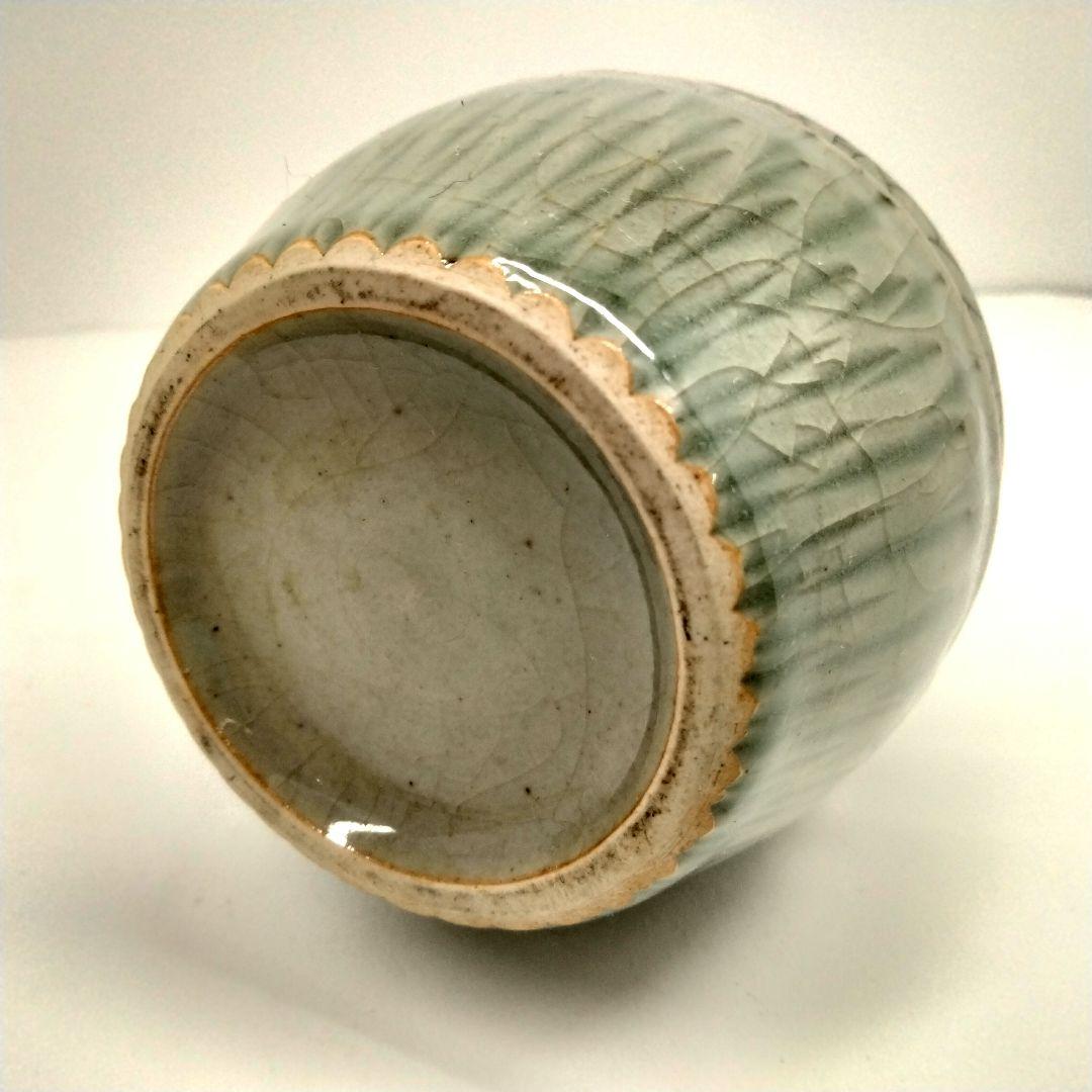 U158 茶碗 徳利 相馬焼 徳利 茶碗 2点 古相馬 跳ね馬 高級時代煎茶道具