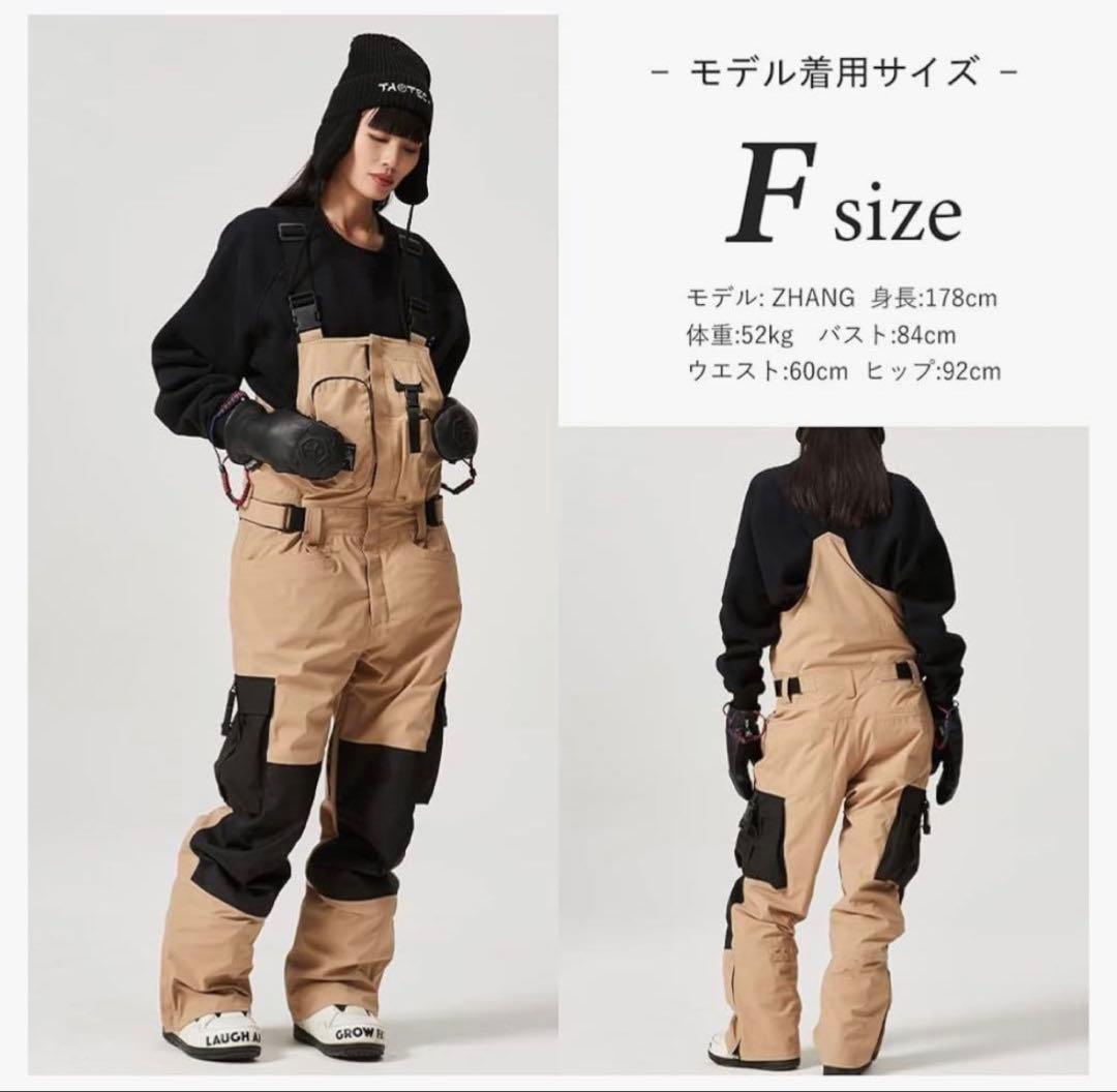 【TaoTech】スノボウェア オーバーオール 美品[定価19,800円]