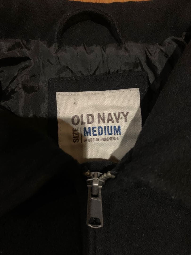 00s OLD NAVY Wool Jacket ブラック　ドリズラー　短丈