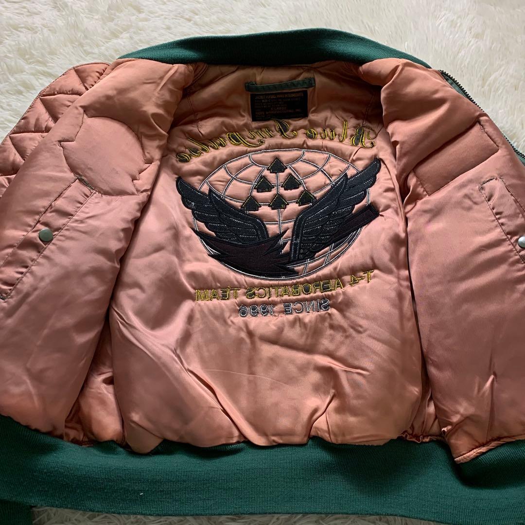 美品■HOPE フライトジャケット MA-1 グリーン XL