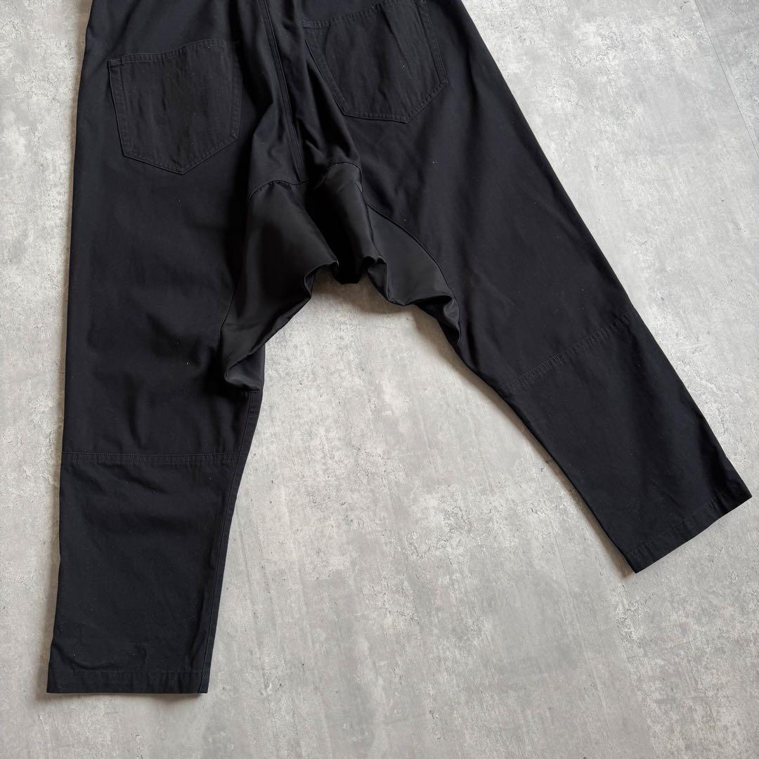 GroundY ヨウジヤマモト 異素材 サルエルパンツ ブラック L 日本製