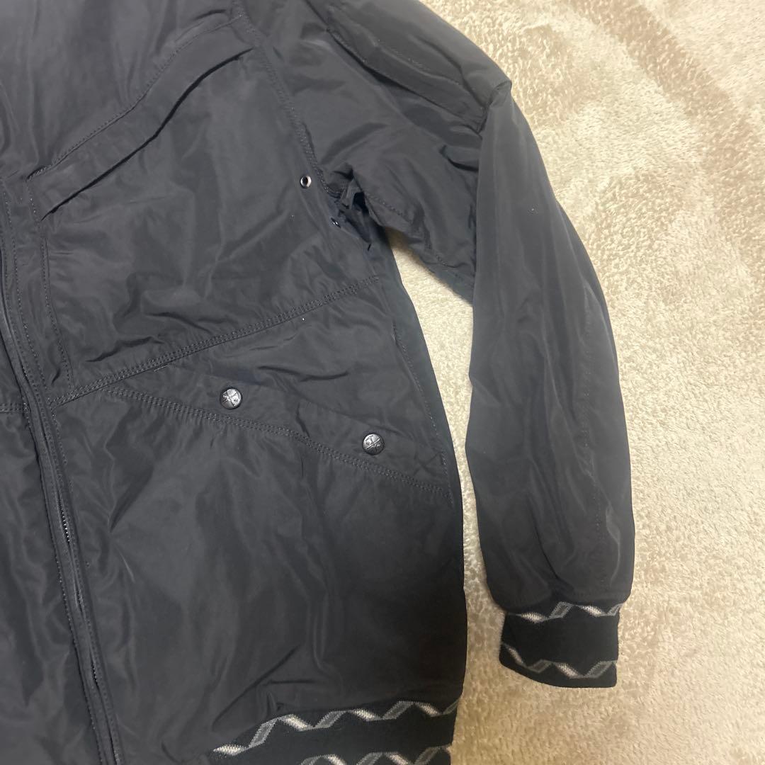 【美品】White Mountaineering ポリエステル　MA-1 BK