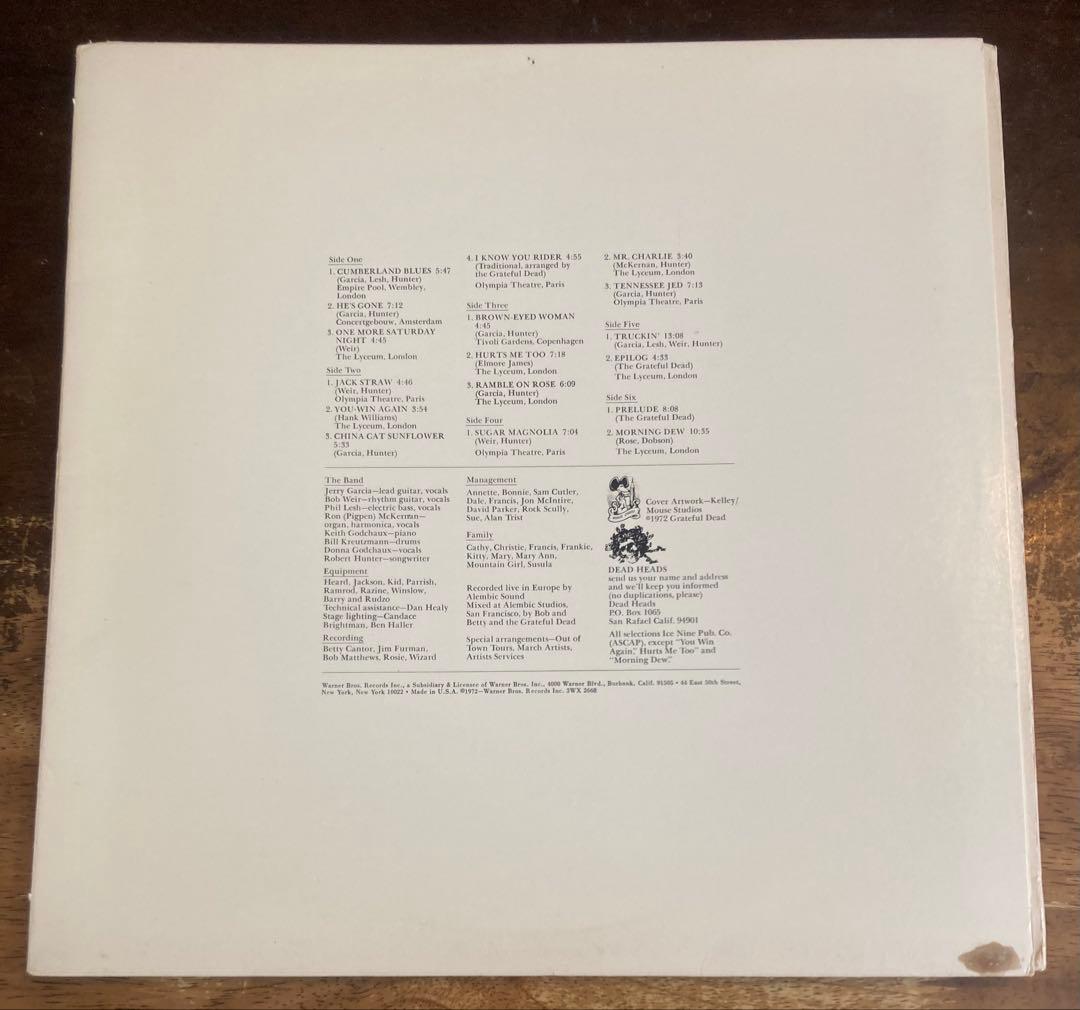 ■高音質70年代USプレス盤■GRATEFUL DEAD / グレイトフルデッド