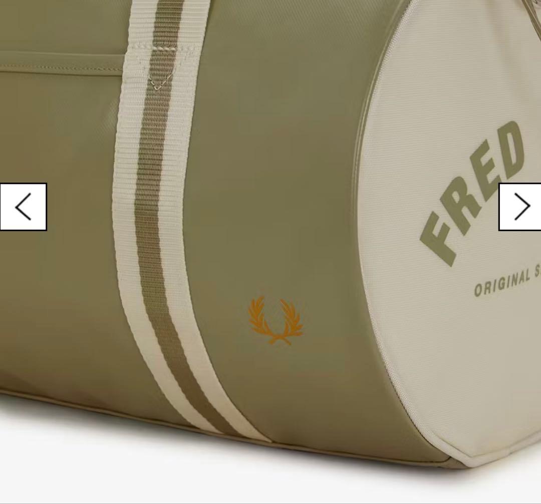 【新品未使用、タグ付き】フレッドペリー Classic Barrel Bag