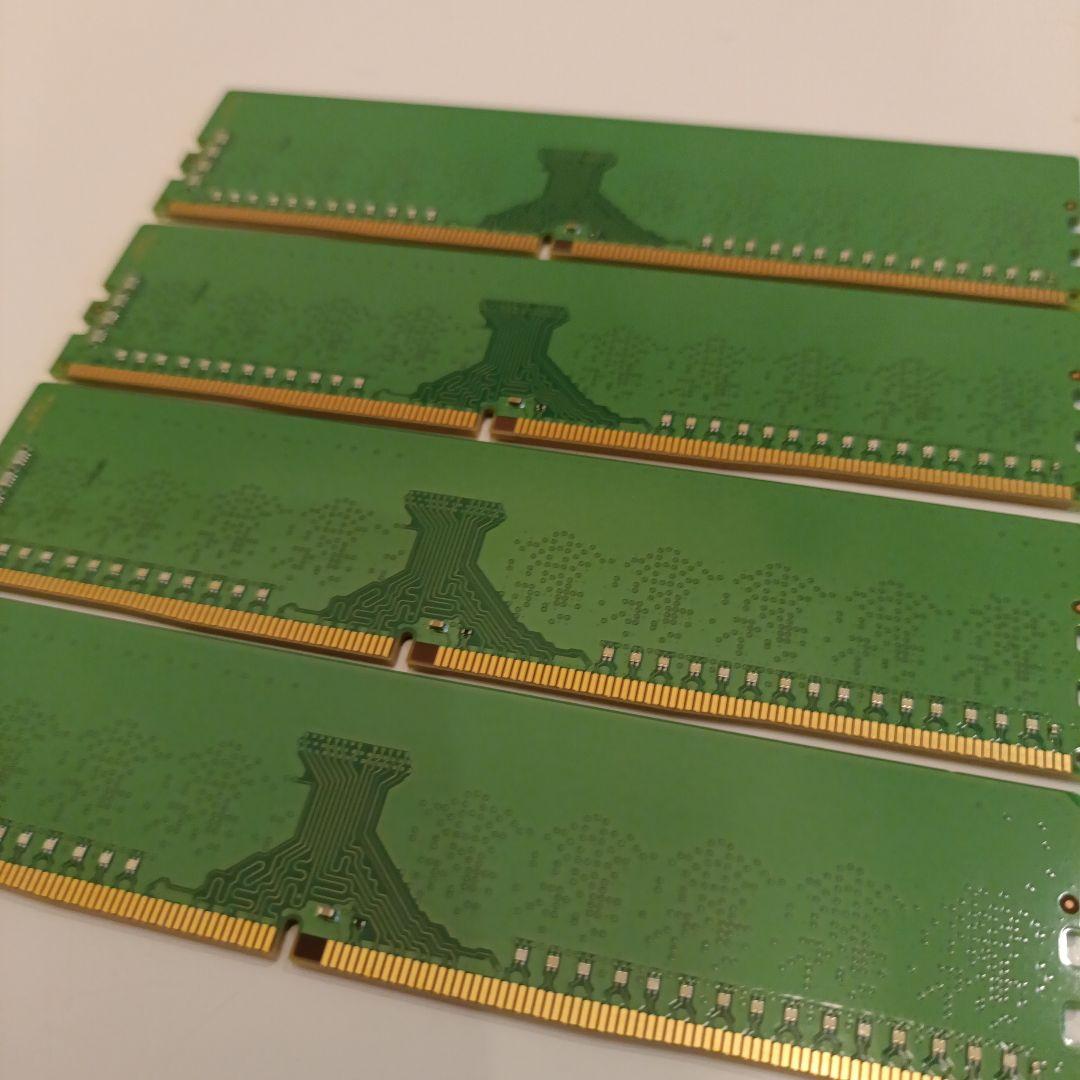 Samsung 4GB DDR4 2133MHz メモリー 4枚 計1