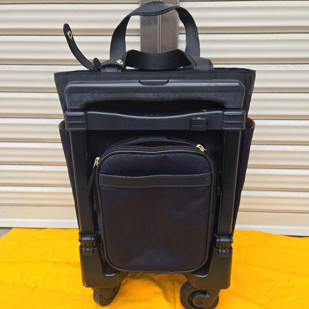 スワニー　キャリーバッグ　 SWANY ショッピングバッグ ブラック