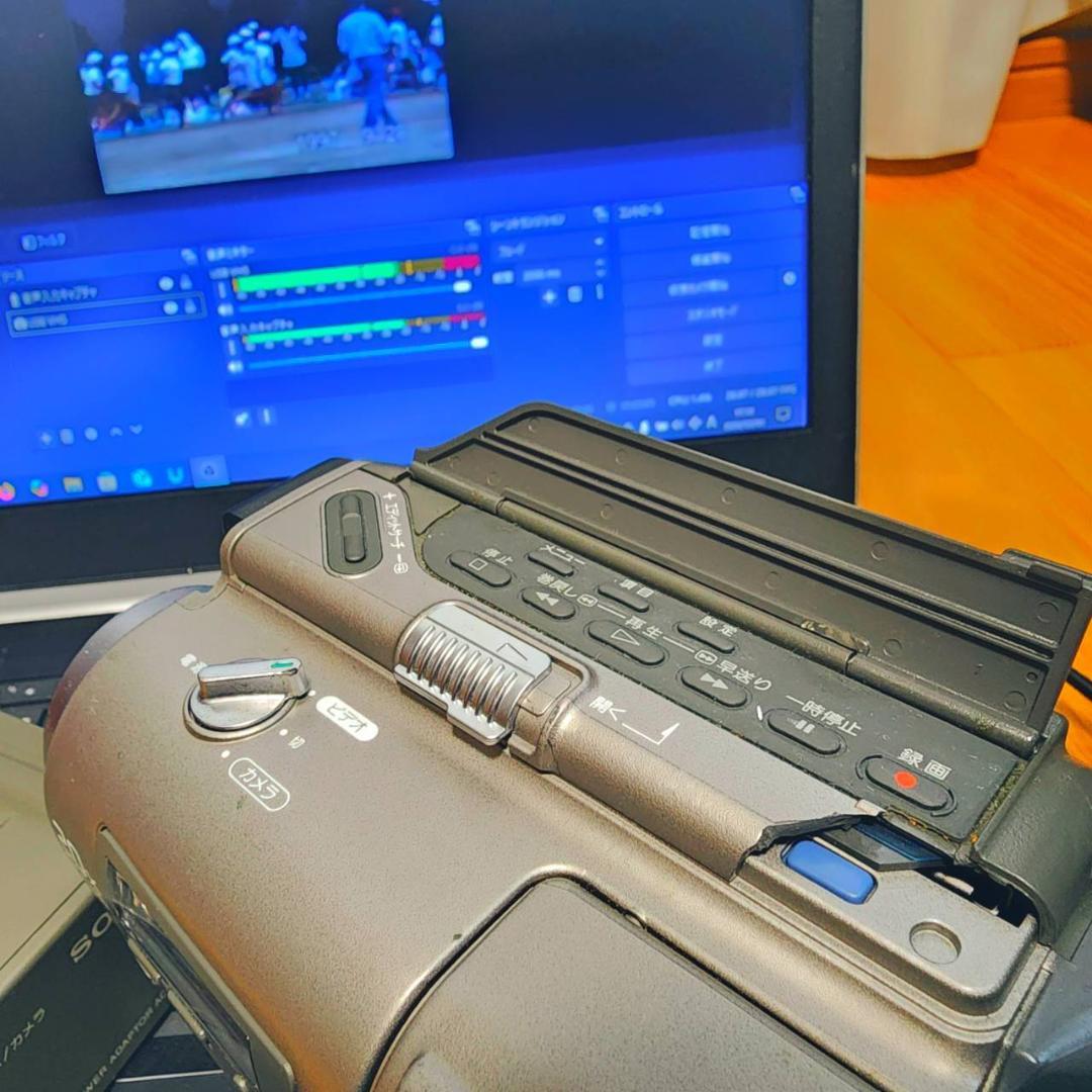 【動作確認済】SONY 高画質 Hi8 ビデオカメラ ACアダプタセット