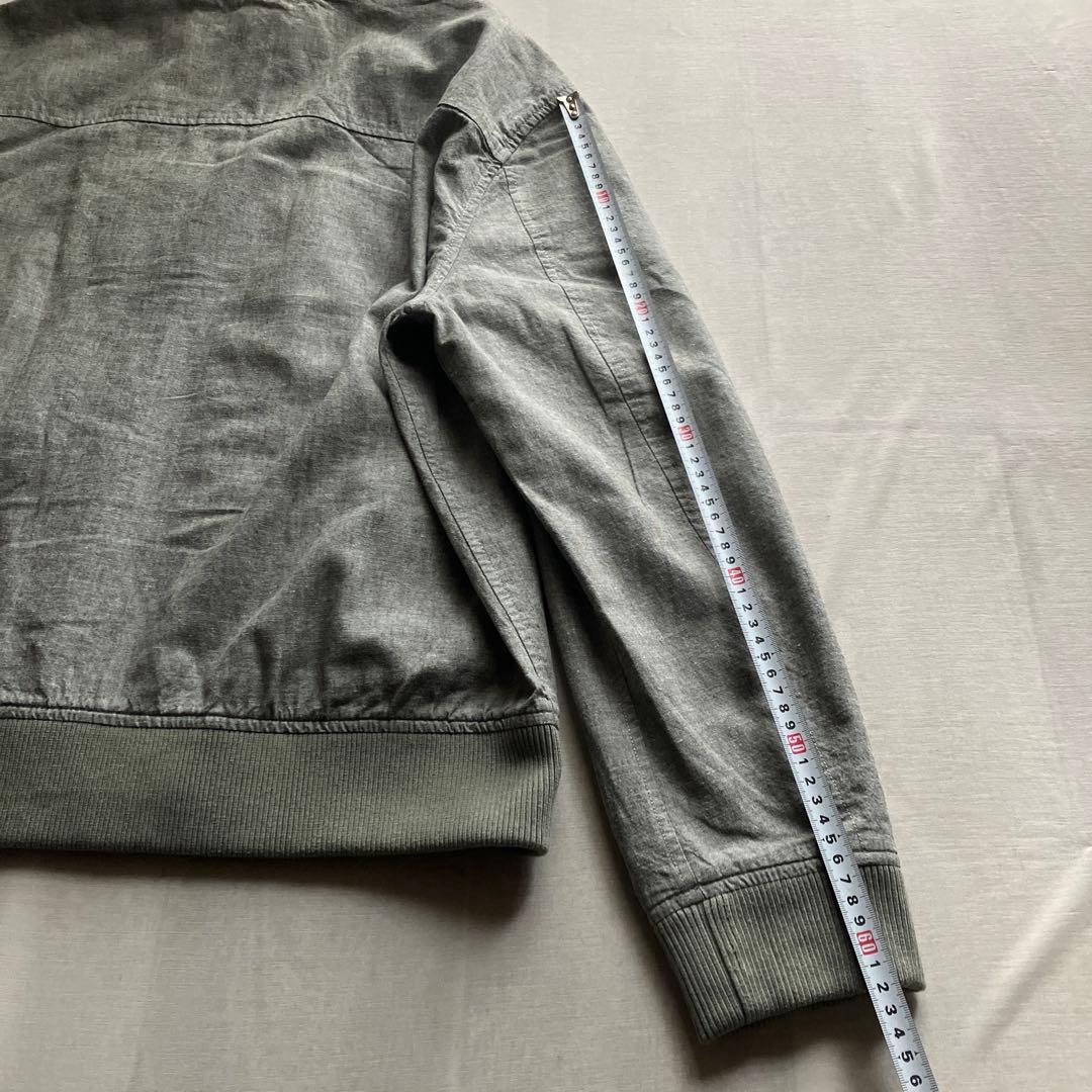 banana republic /ジップブルゾン 綿麻 L バナリパ