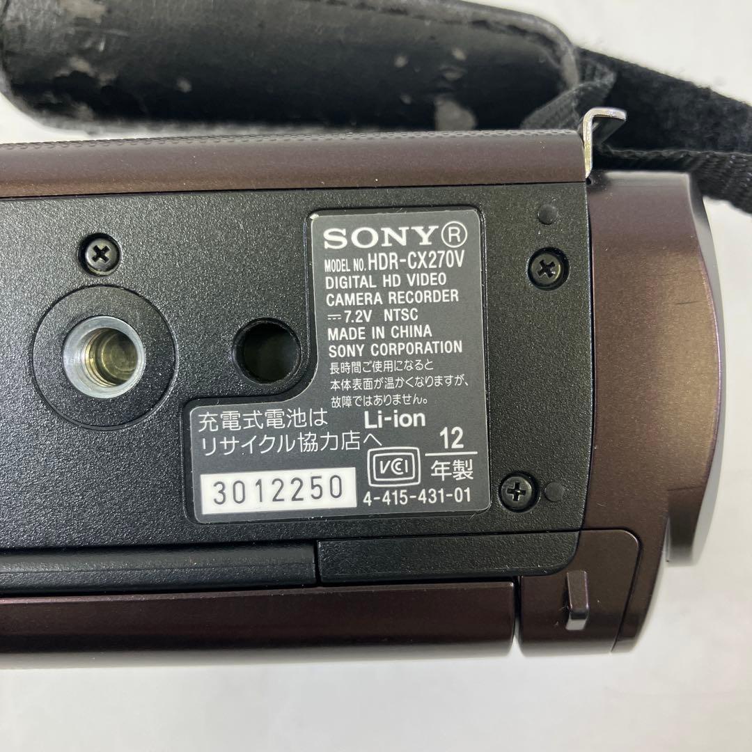 【動作OK】 SONY HANDYCAM HDR-CX270V ビデオカメラ