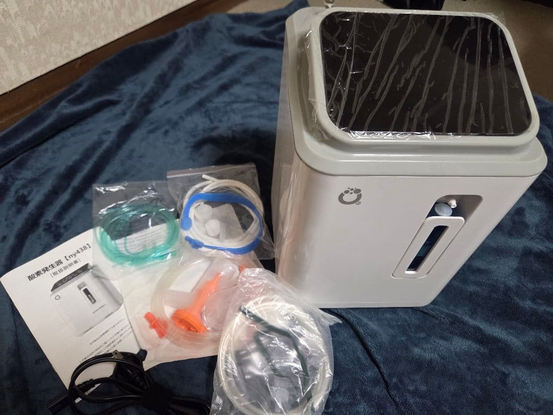 美品☆酸素発生器とボックス 93%濃縮 7L流量 犬猫