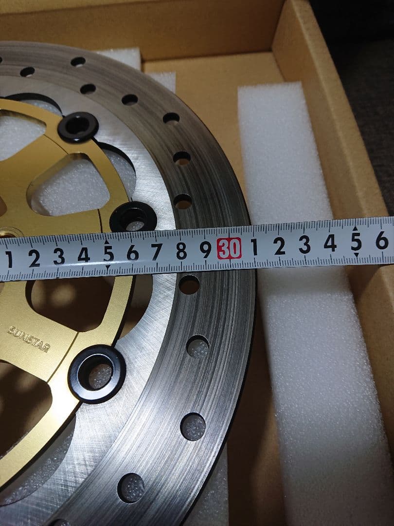 【最終価格】SUNSTAR ブレーキディスク KC-207 2枚セットUSED品