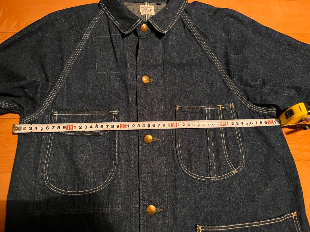 【極美品】orSlow 1950's COVERALL 濃　オアスロウ