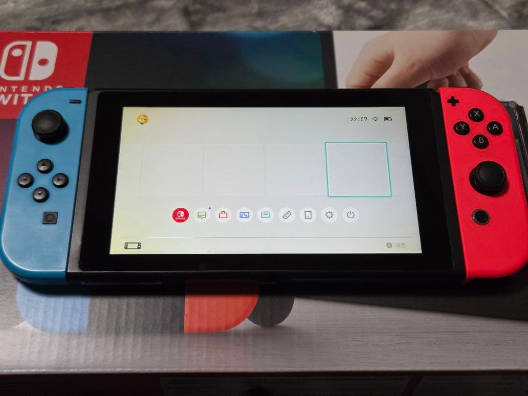 Nintendo Switch 本体 青/赤 箱あり