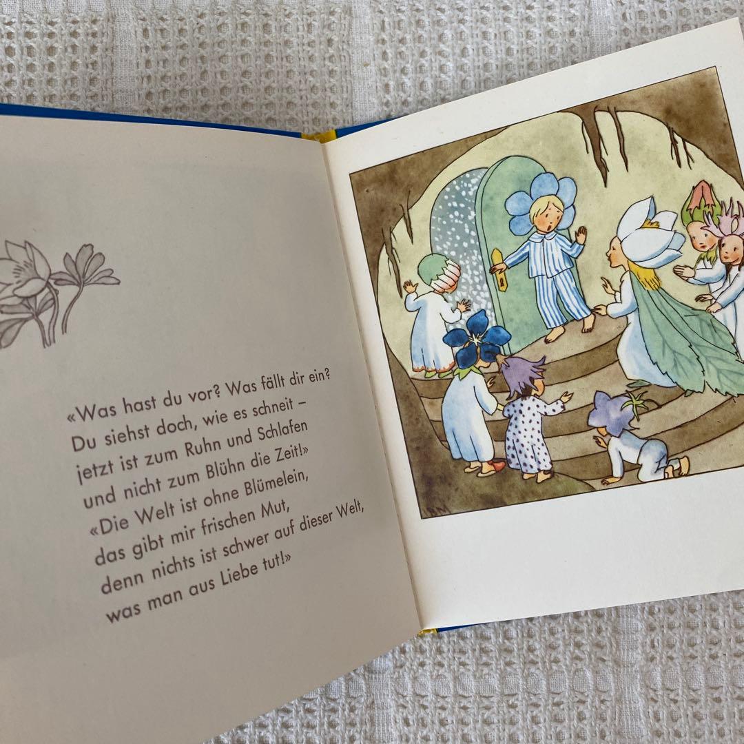 【レア】イーダボハッタ　ドイツの小さなあ絵本　冬の花　洋書　古書
