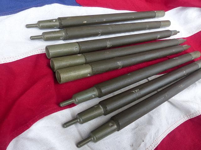 =専用＝　1968” 米軍実物 ナム戦 デッド!　テントポール　8本セット 軍幕