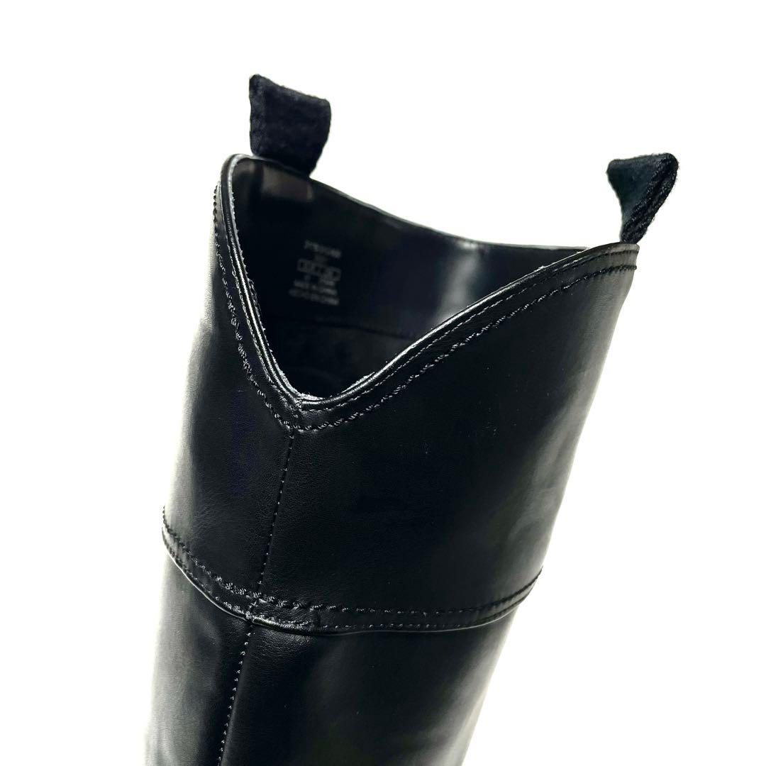 大きいサイズ ZARA フラットブーツ 厚底 トラックソール 希少42 美品