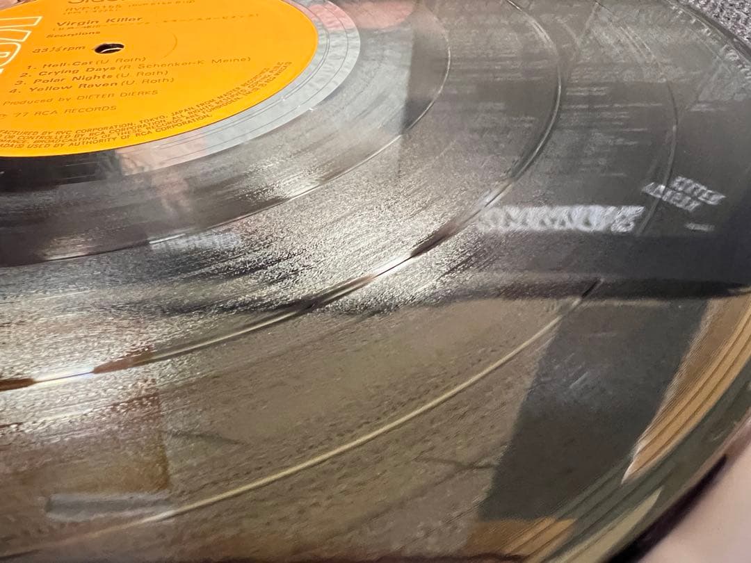 洋楽 Scorpions Virgin Killer RVP-6155 Orig LP