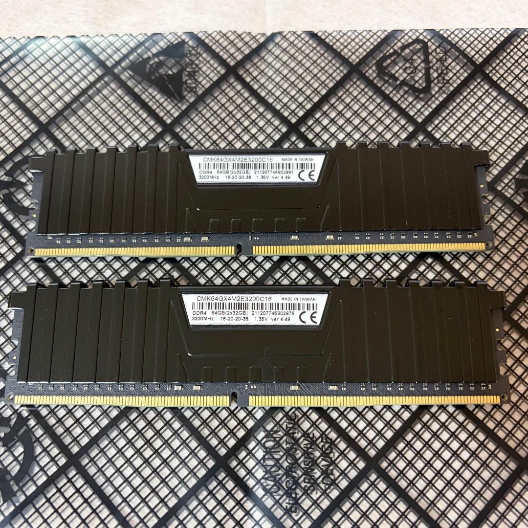 CORSAIR DDR4-3200MHz デスクトップPC用メモリ 32GB2枚
