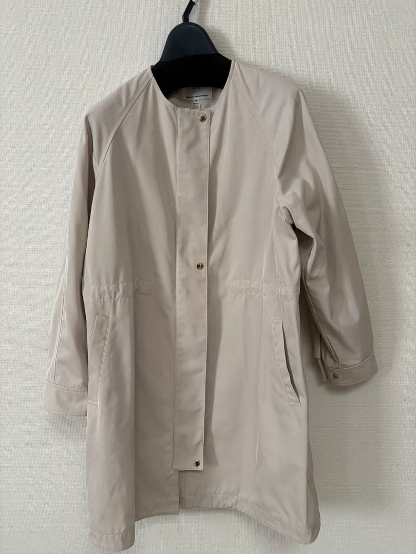 新品未使用品　23区 ライトツイルノーカラーコート　Sサイズ　30
