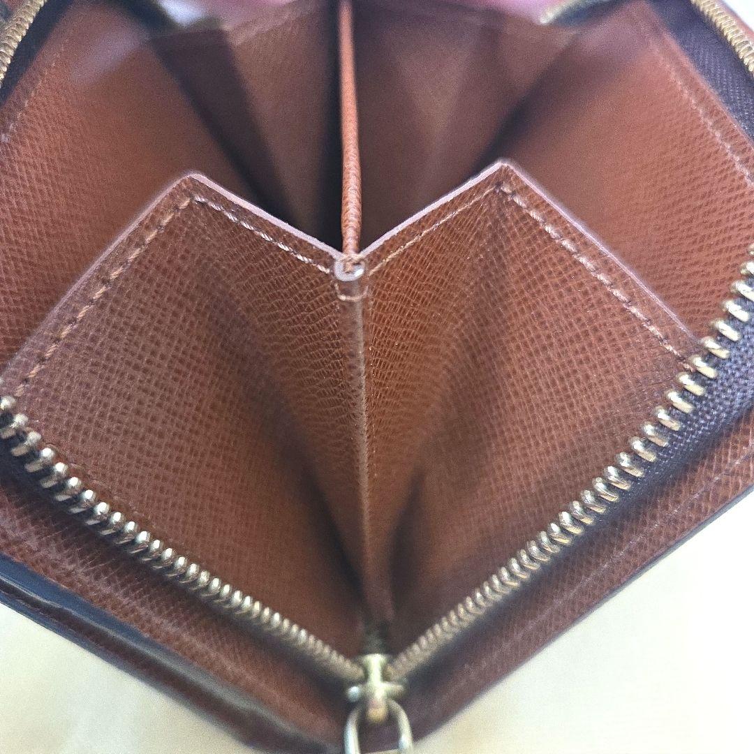 美品Louis Vuitton 二つ折り財布 ブラウン