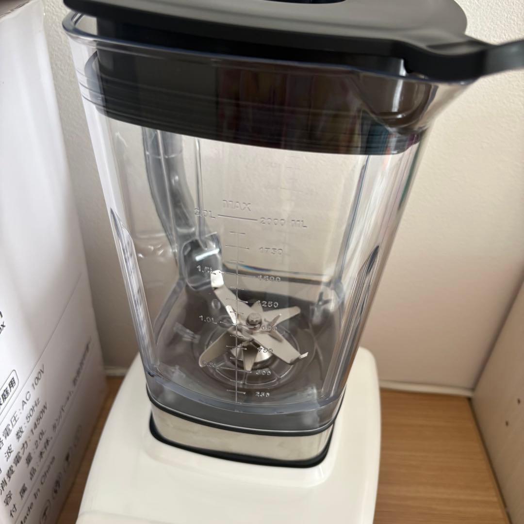 最安値❣️ミキサー 2L ブレンダー ジューサー 1450W 食材/氷 砕ける