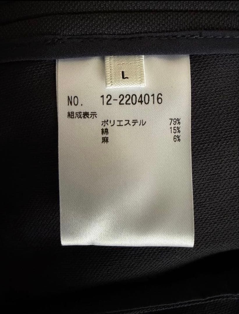 新品 PLST プラステ リネンブレンド ダブルブレストジャケット ネイビー 紺
