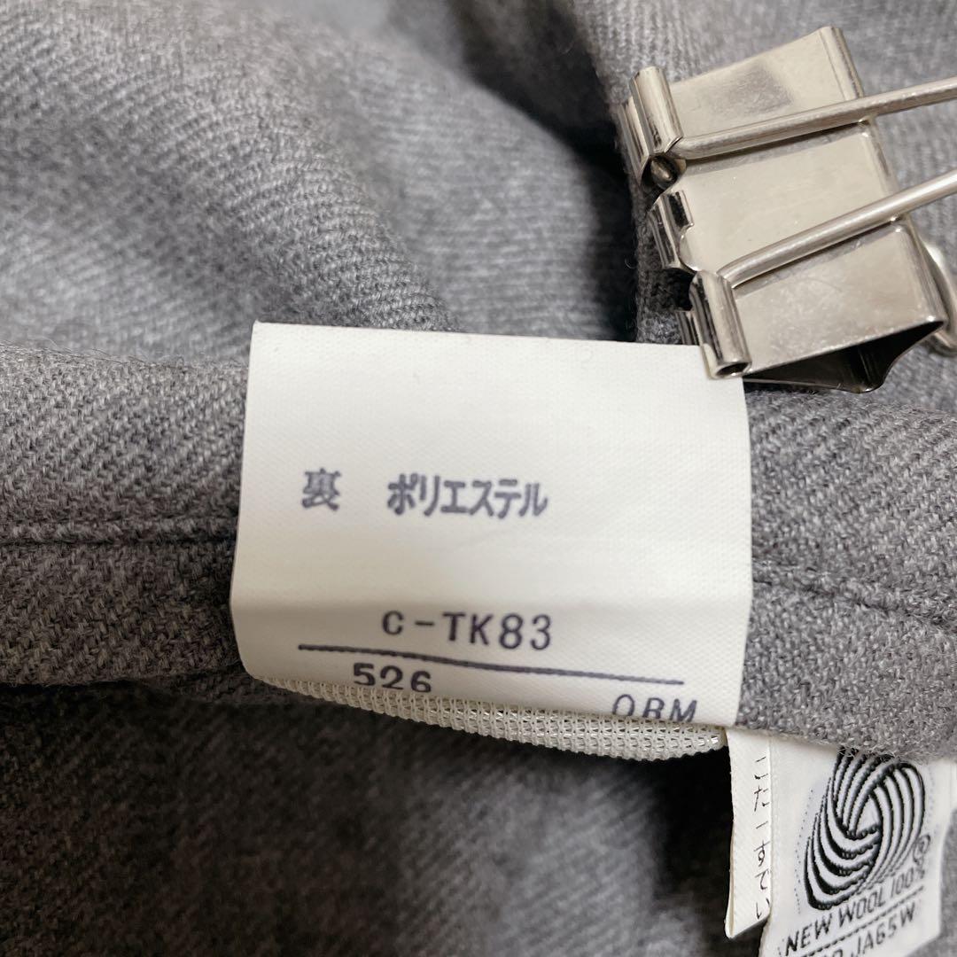 バーバリー　キュロットパンツ　2way チェック　グレー　ロゴ入りボタン