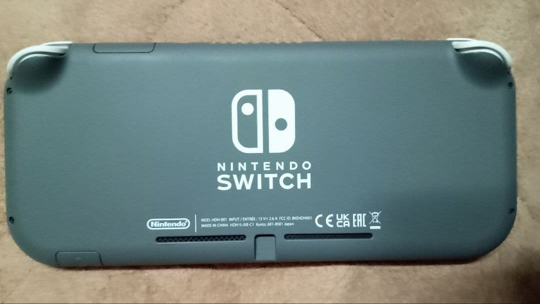 Nintendo Switch Lite グレー 本体のみ（モンハンソフト付き）