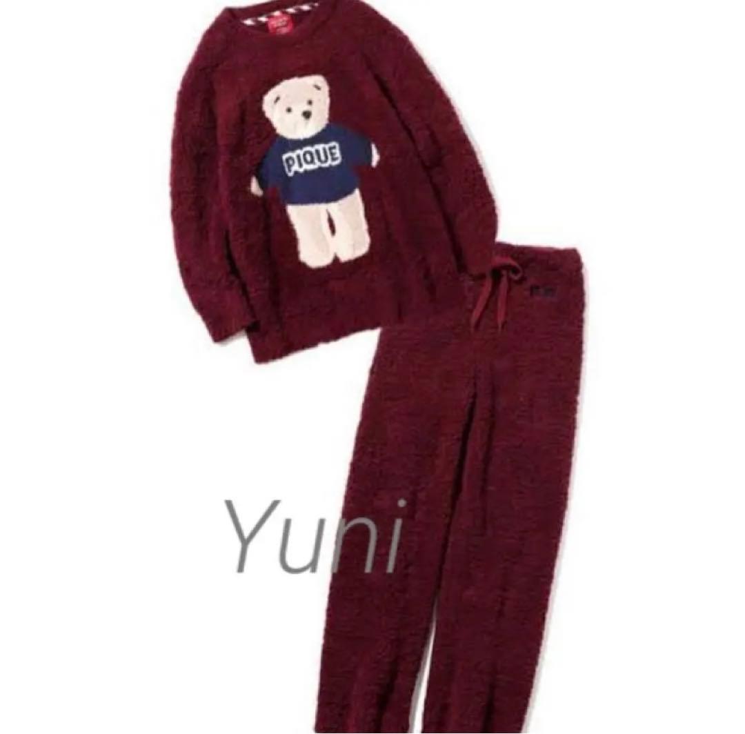 専用♡正規品♡クリスマスベア♡ロングパンツ上下セット♡レッド