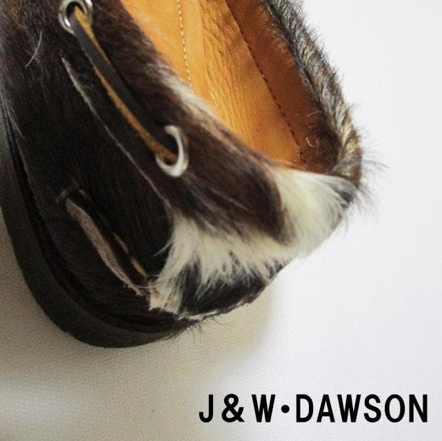 【新品】J&W.DAWSON ハラコ PONYモカシン Vibram71/2