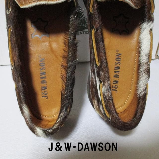 【新品】J&W.DAWSON ハラコ PONYモカシン Vibram71/2