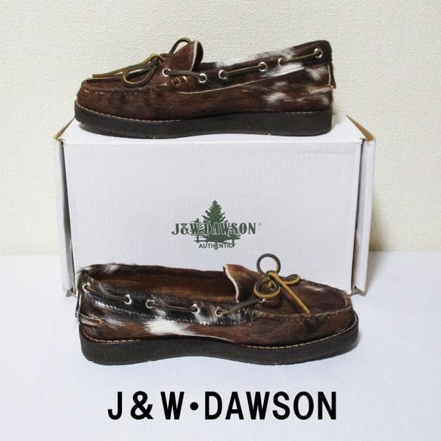 【新品】J&W.DAWSON ハラコ PONYモカシン Vibram71/2