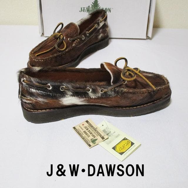 【新品】J&W.DAWSON ハラコ PONYモカシン Vibram71/2