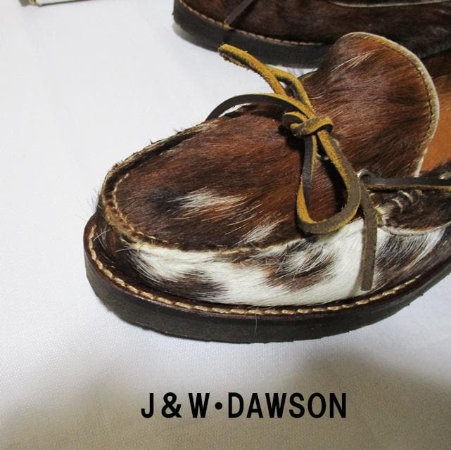 【新品】J&W.DAWSON ハラコ PONYモカシン Vibram71/2