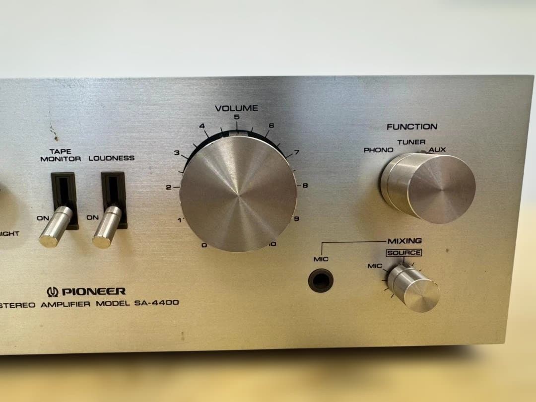 パイオニア Pioneer プリメインアンプ SA-4400 取扱説明書有