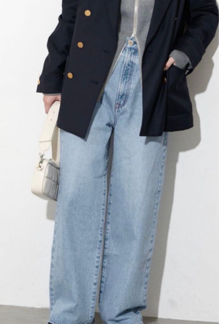 NEEDBY heritage lunaワイドストレート　デニム　23インチ