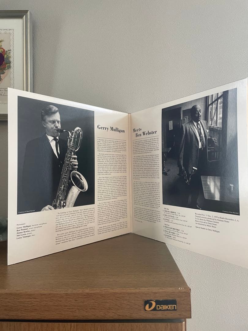 洋楽 Gerry Mulligan Meets Ben Webster