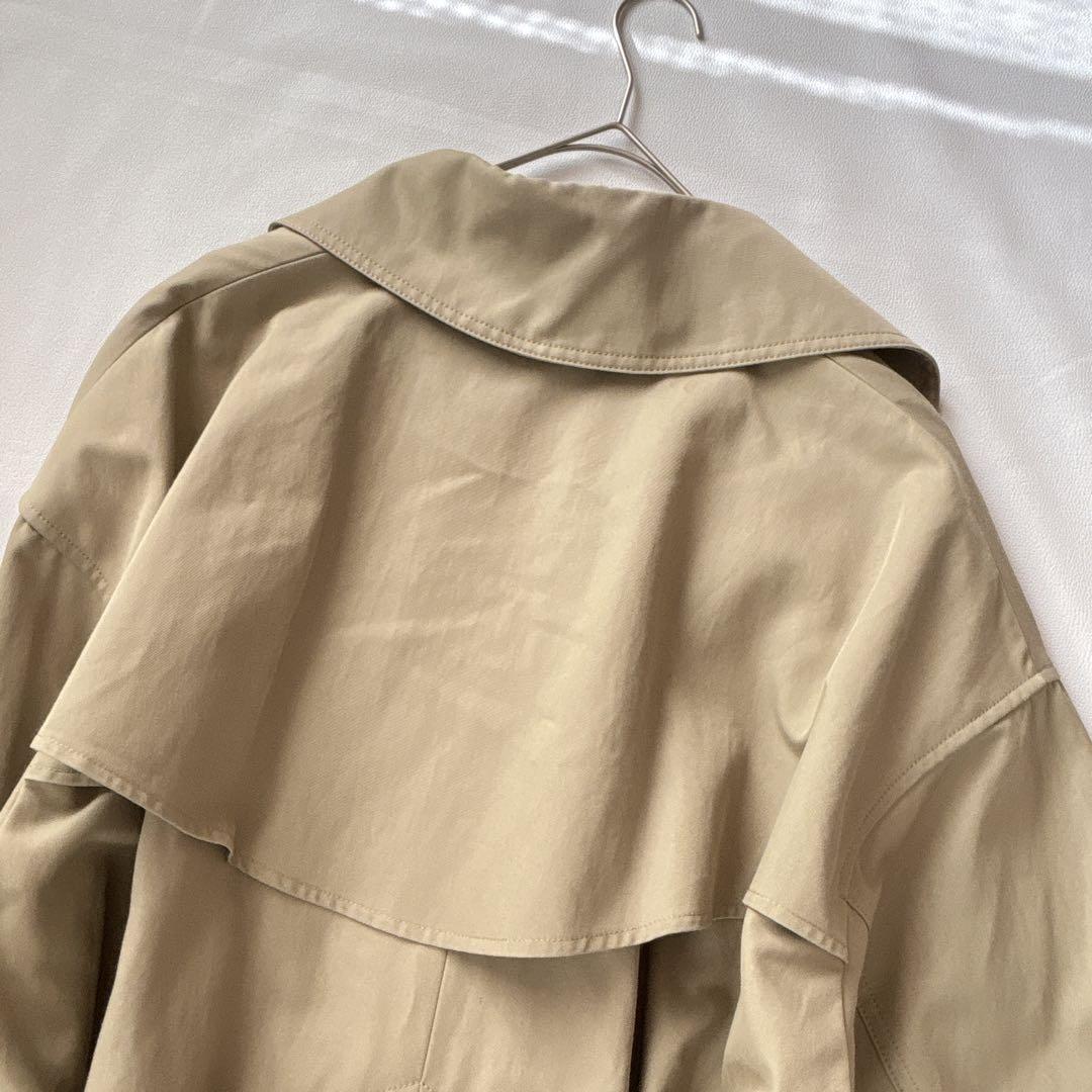 【定価4.2万】未使用✨スピックアンドスパン ワイドトレンチコート ロング M