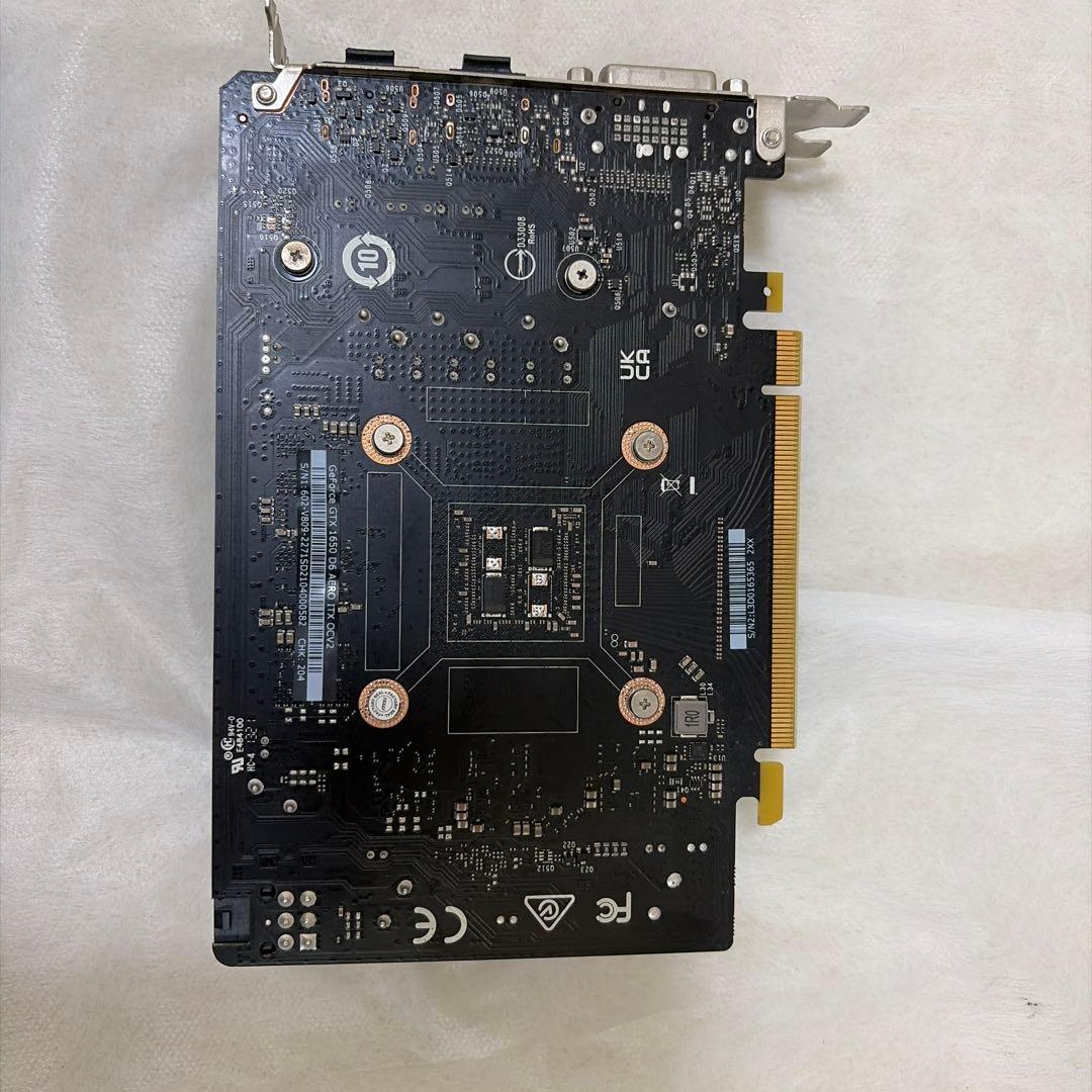 MSI GeForce GTX 1650 D6 AERO ITX 動作確認済み
