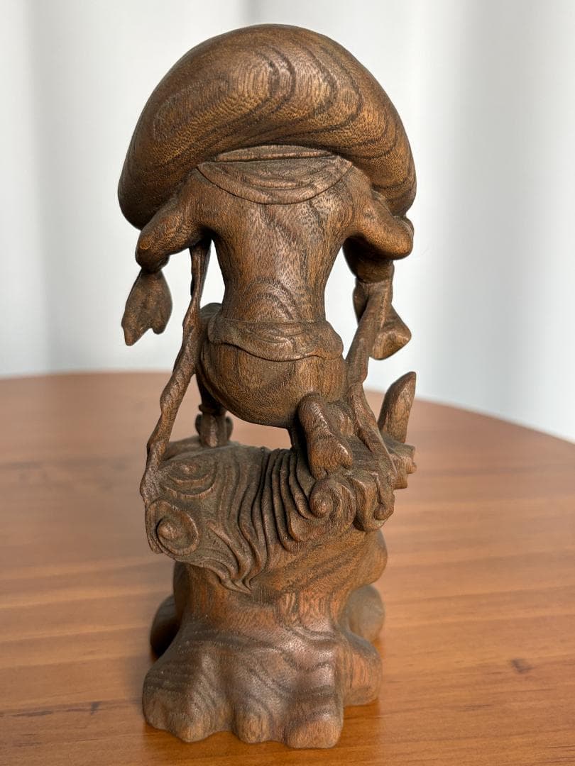 木製彫刻 風神雷神