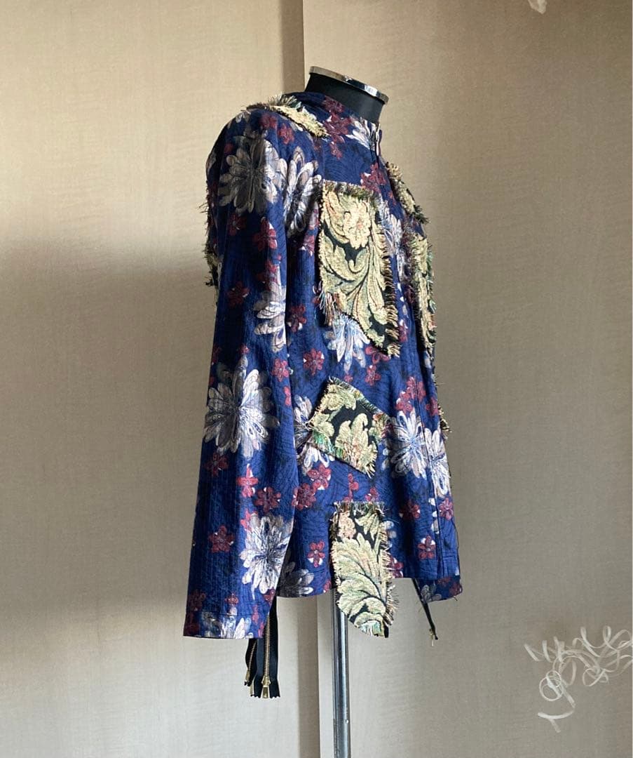 ジャケット・アウター [Fenon] fabric docking blouson