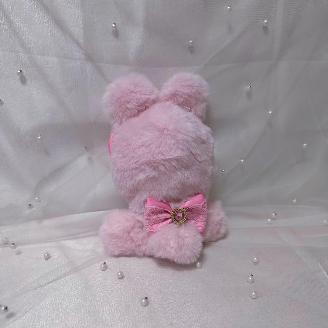 ぬい服 10~13cm おすわり うさぎ ピンク