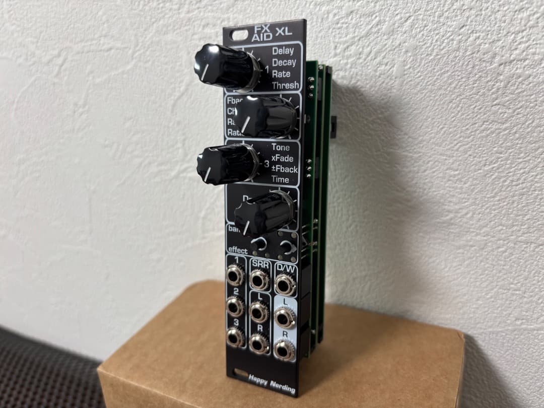Happy Nerding FX AID XL Black ユーロラック