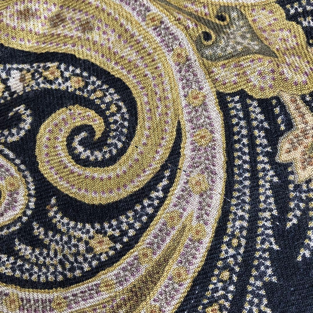 ETRO カシミヤ＆シルク　ストール　ペイズリー　エトロ　カシシル
