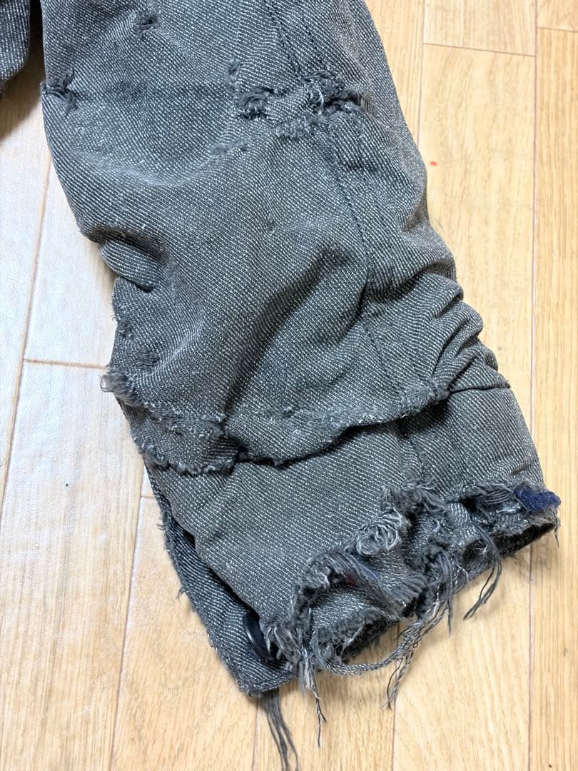 50s 60s 91-b型 ブラックシャンブレー ジャケット ヴィンテージ 古着