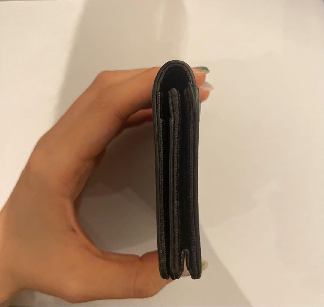 FURLA フルラ　ブラックレザー 名刺入れ